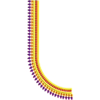 Blouse Design No :MSM - 652 - Simple Border, U Shape