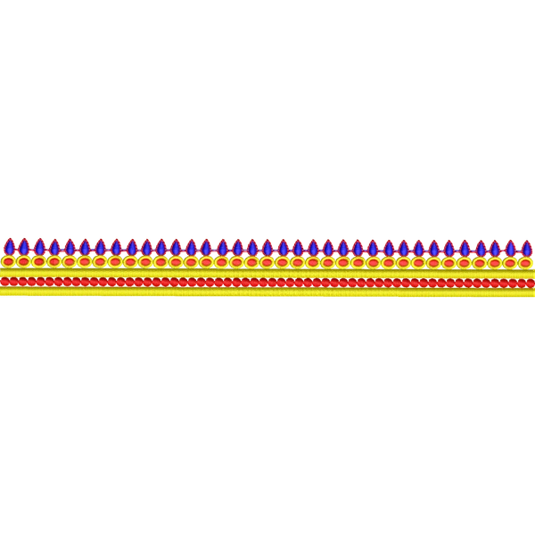 Blouse Design No :MSM - 652 - Simple Border, U Shape