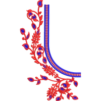 Blouse Design No :MSM - 653 - Simple Border, U Shape