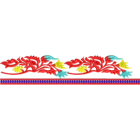 Blouse Design No :MSM - 656 - Simple Border, U Shape