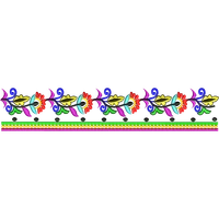 Blouse Design No :MSM - 663 - Simple Border, U Shape