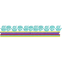 Blouse Design No :MSM - 672 - Simple Border, U Shape