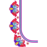 Blouse Design No :MSM - 673 - Butta, U Shape