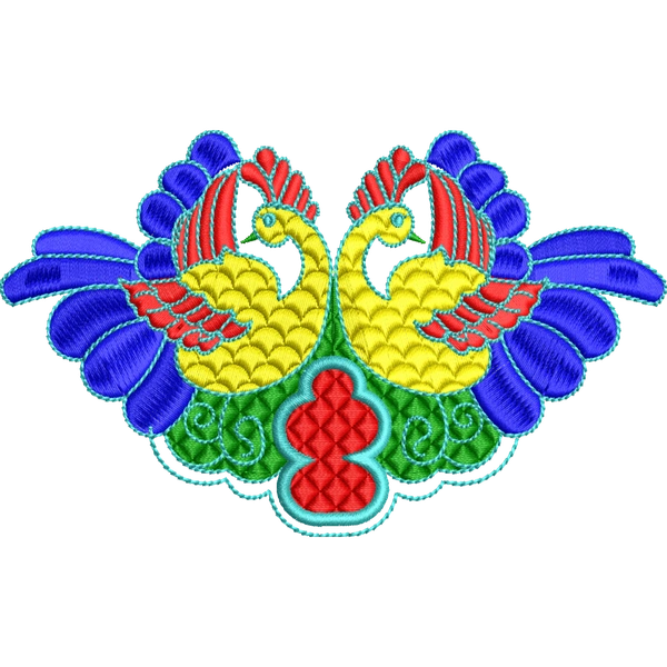 Blouse Design No :MSM - 673 - Butta, U Shape