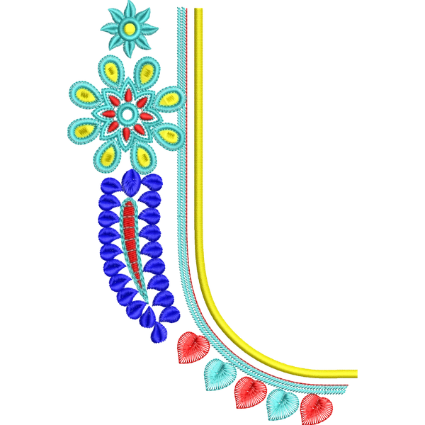 Blouse Design No :MSM - 687 - Full Sleeve, U Shape