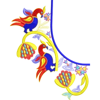 Blouse Design No :MSM - 711 - Butta, U Shape