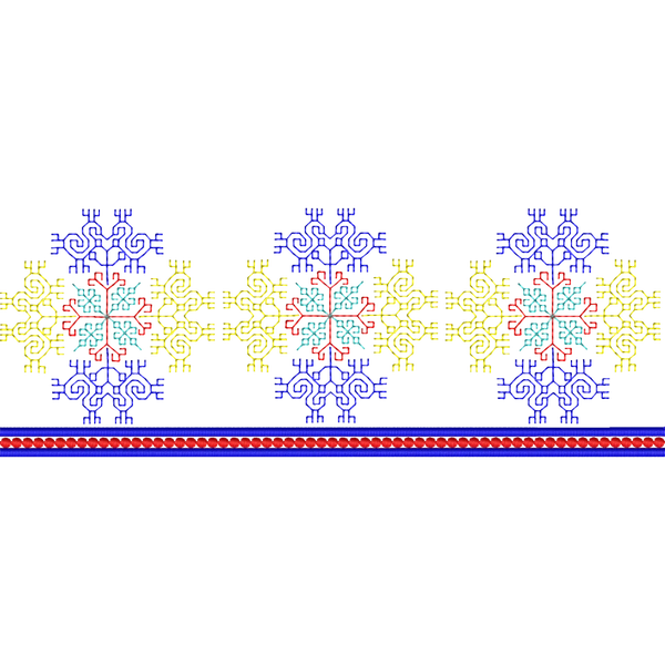 Blouse Design No :MSM - 722 - Simple Border, U Shape