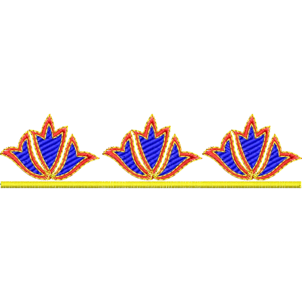 Blouse Design No :MSM - 746 - Simple Border, U Shape