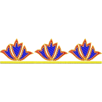 Blouse Design No :MSM - 746 - Simple Border, U Shape