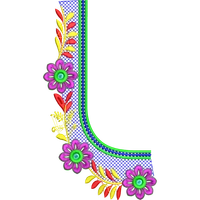 Blouse Design No :MSM - 750 - Butta, U Shape