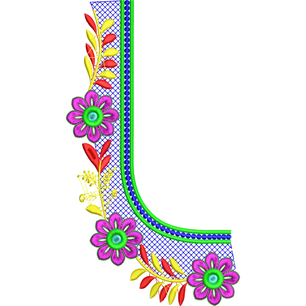 Blouse Design No :MSM - 750 - Butta, U Shape