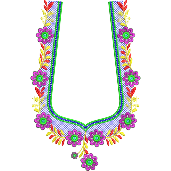 Blouse Design No :MSM - 750 - Butta, U Shape