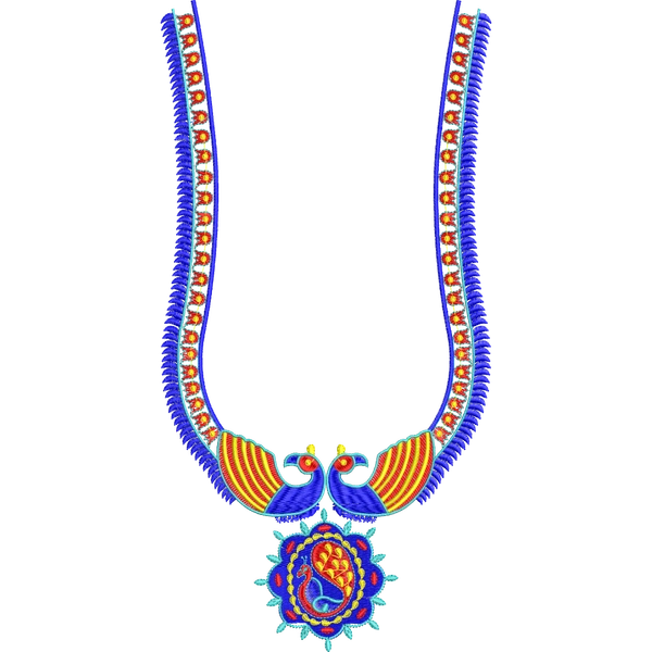 Blouse Design No :MSM - 751 - Simple Border, U Shape