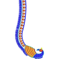 Blouse Design No :MSM - 751 - Simple Border, U Shape