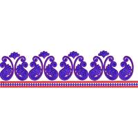 Blouse Design No :MSM - 773/1 - Simple Border, U Shape