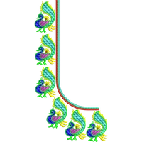 Blouse Design No :MSM - 786 - Simple Border, U Shape