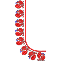 Blouse Design No :MSM - 792 - Simple Border, U Shape