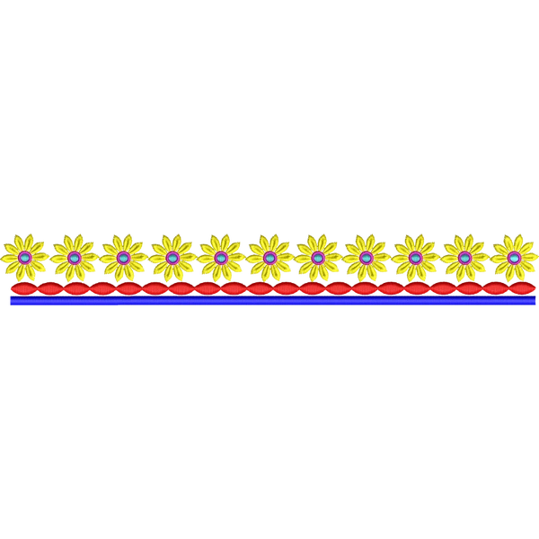 Blouse Design No :MSM - 798 - Simple Border, U Shape