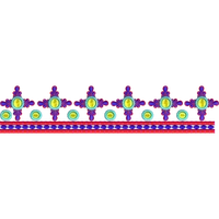 Blouse Design No :MSM - 802 - Simple Border, U Shape