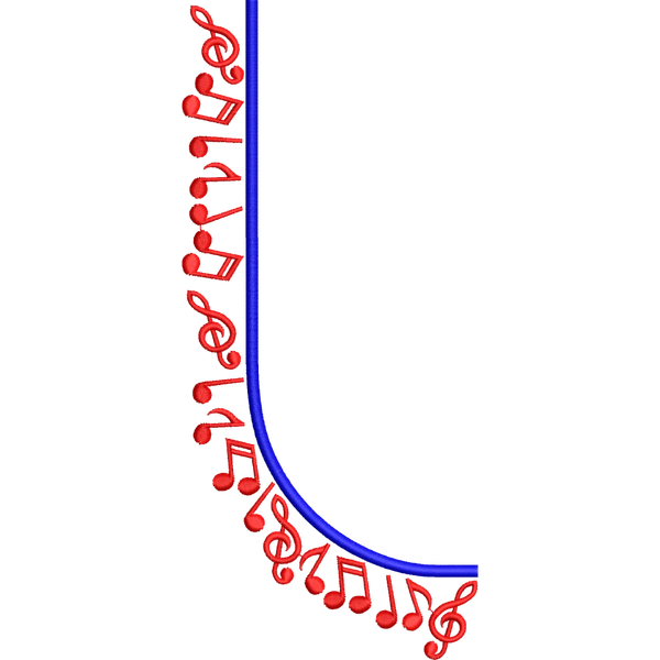 Blouse Design No :MSM - 853 - Simple Border, Pot Neck