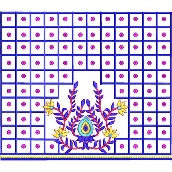 Blouse Design No :MSM - 865 - Full Sleeve, U Shape