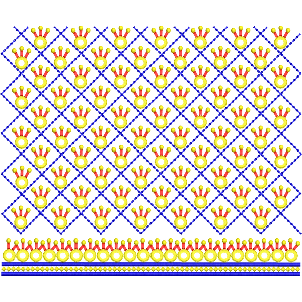 Blouse Design No :MSM - 866 - Simple Border, U Shape