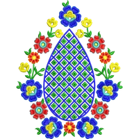 Blouse Design No :MSM - 885 - Simple Border, U Shape