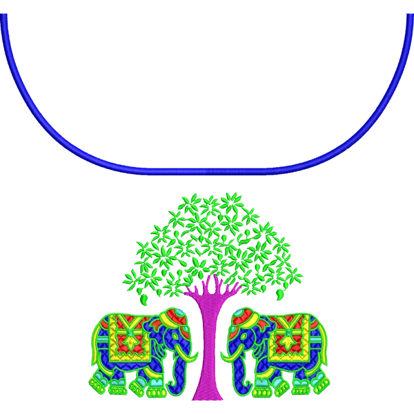 Blouse Design No :MSM - 895 - Full Sleeve, Boat Neck