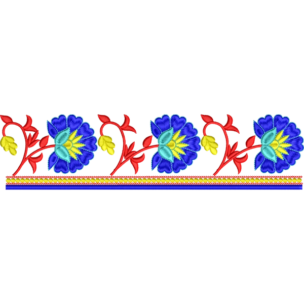 Blouse Design No :MSM - 896 - Simple Border, U Shape