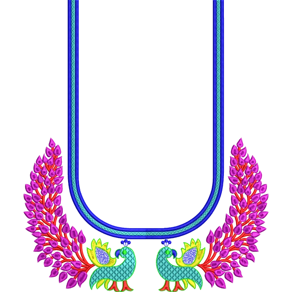 Blouse Design No :MSM - 899 - Butta, U Shape