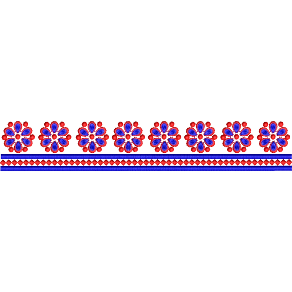 Blouse Design No :MSM - 904 - Pot Neck, Simple Border