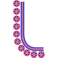 Blouse Design No :MSM - 904 - Pot Neck, Simple Border