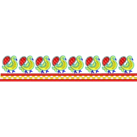 Blouse Design No :MSM - 907 - Simple Border, U Shape