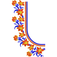 Blouse Design No :MSM - 913 - Simple Border, U Shape