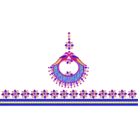 Blouse Design No :MSM - 914 - Border With Butta, U Shape