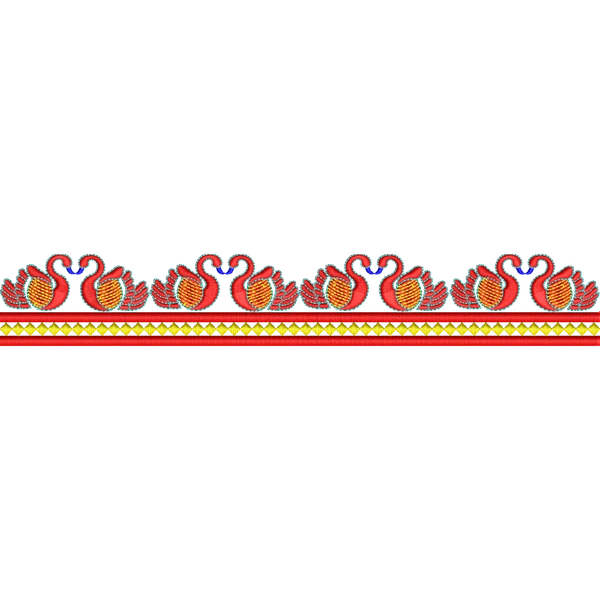 Blouse Design No :MSM - 920 - Simple Border, U Shape