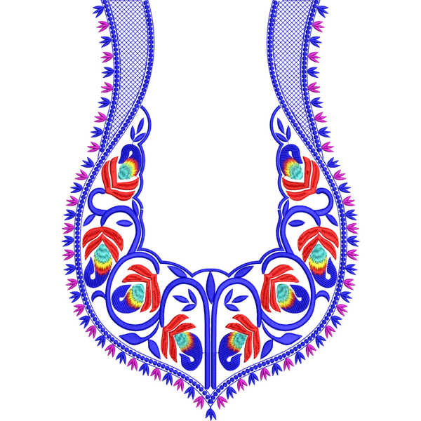 Blouse Design No :MSM - 934 - Butta, U Shape