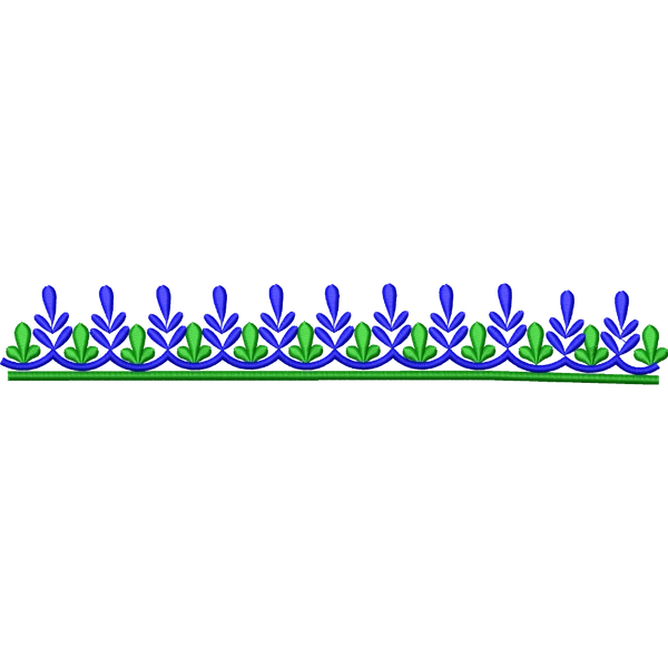 Blouse Design No :MSM - 938 - Simple Border, U Shape