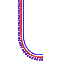 Blouse Design No :MSM - 941 - Butta, U Shape
