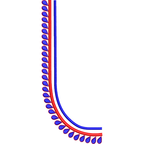 Blouse Design No :MSM - 941 - Butta, U Shape