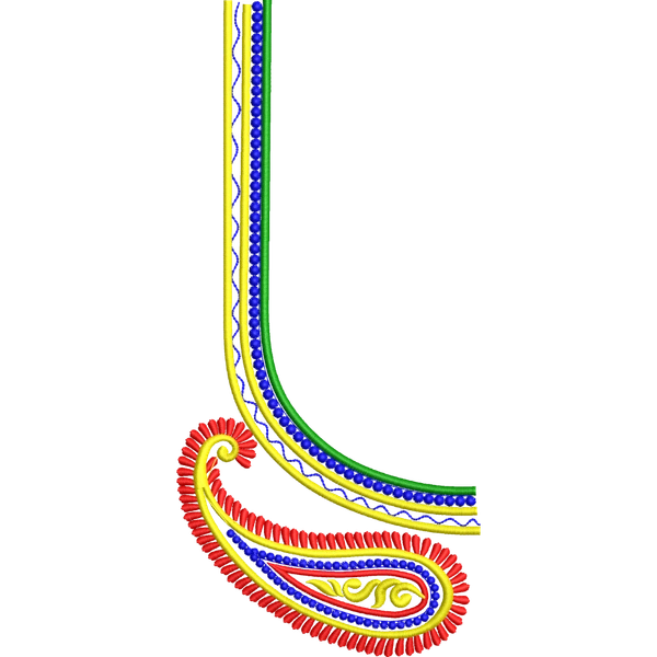 Blouse Design No :MSM - 945 - Butta, U Shape