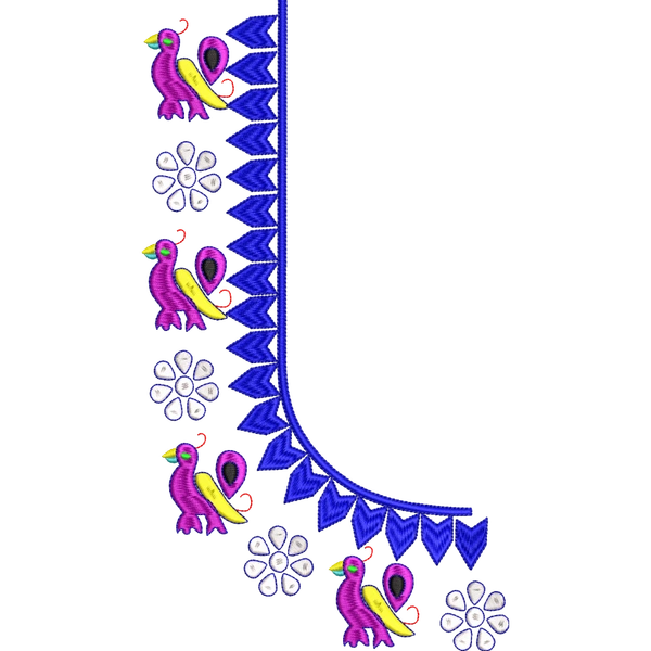 Blouse Design No :MSM - 948 - Butta, U Shape