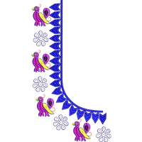 Blouse Design No :MSM - 948 - Butta, U Shape