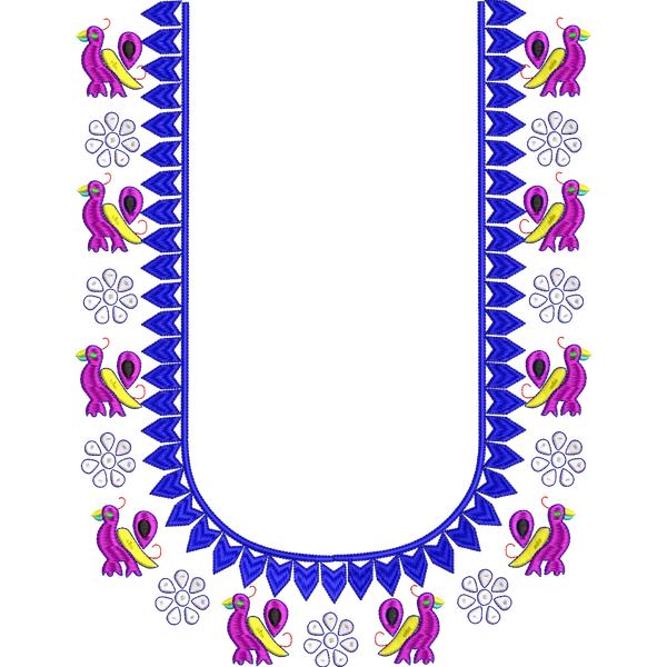 Blouse Design No :MSM - 948 - Butta, U Shape