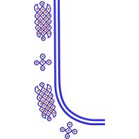 Blouse Design No :MSM - 952 - Butta, U Shape