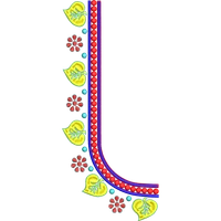 Blouse Design No :MSM - 958 - Butta, U Shape