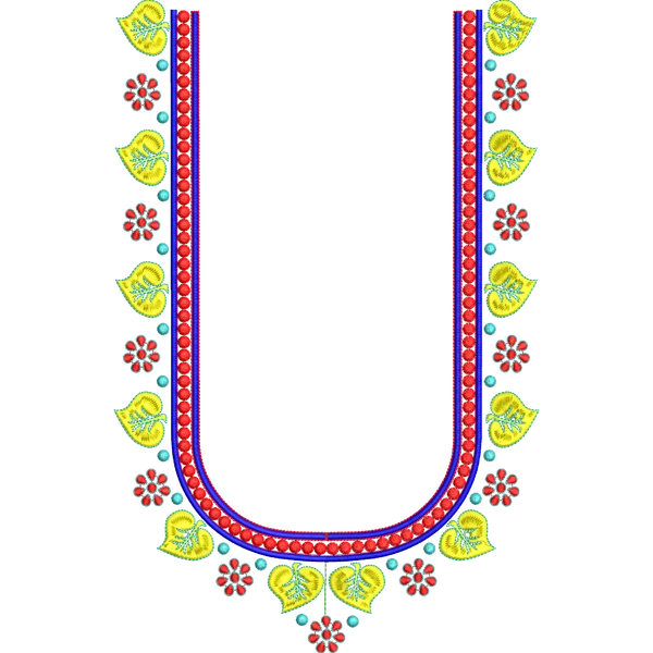 Blouse Design No :MSM - 958 - Butta, U Shape