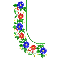 Blouse Design No :MSM - 959 - Simple Border, U Shape