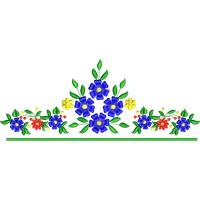 Blouse Design No :MSM - 959 - Simple Border, U Shape