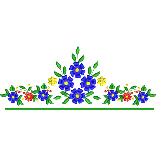 Blouse Design No :MSM - 959 - Simple Border, U Shape